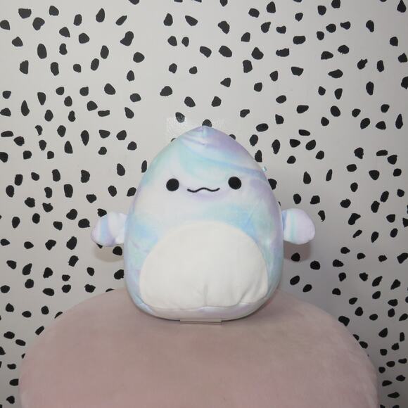 Kellytoy Squishmallows Laslow the Beluga Whale Plush Stuffed Toy - Picture 1 of 6
